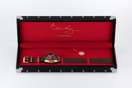 Brian May patronem již druhé limitované edice hodinek Seiko